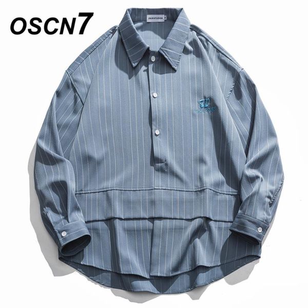 oscn7 casual stripe long sleeve shirt men streetwear 2020 spring fashion splice long sleeve shirts harujuku mens shirt 13706, White;black
oscn7 casual stripe long sleeve shirt men streetwear 2020 spring fashion splice long sleeve shirts harujuku mens shirt 13706, White;black