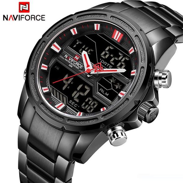 men watches naviforce male sport waterproof full steel wrist watch men's quartz digital clock relogio masculino, Slivery;brown
men watches naviforce male sport waterproof full steel wrist watch men's quartz digital clock relogio masculino, Slivery;brown