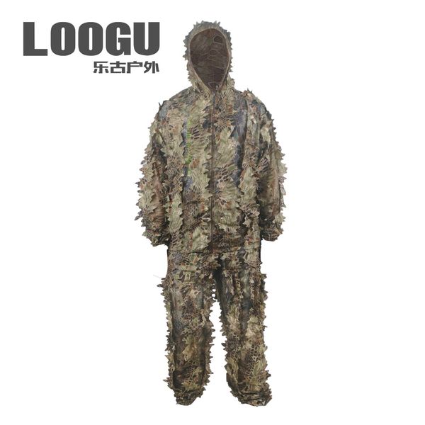 outdoor ghillie suits camouflage hunting cloth woodland hunting outfit 3d disguise uniform suits set sniper camo suit
outdoor ghillie suits camouflage hunting cloth woodland hunting outfit 3d disguise uniform suits set sniper camo suit