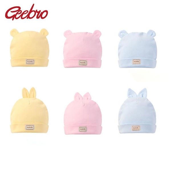 geebro fashion cute cotton newborn hat lovely warm bear ears toddler skull cap for 0-3 months baby boy girls angels
geebro fashion cute cotton newborn hat lovely warm bear ears toddler skull cap for 0-3 months baby boy girls angels
