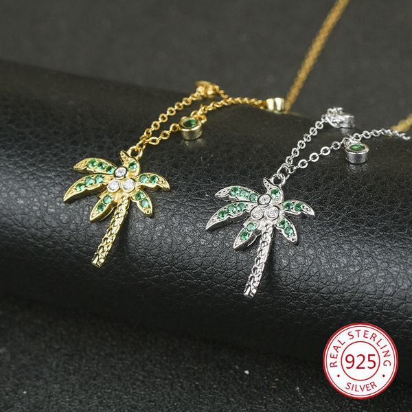 s925 sterling silver female pendant necklace coconut tree inlaid ochre personality creative clavicle chain jewelry 2019 new hot
s925 sterling silver female pendant necklace coconut tree inlaid ochre personality creative clavicle chain jewelry 2019 new hot