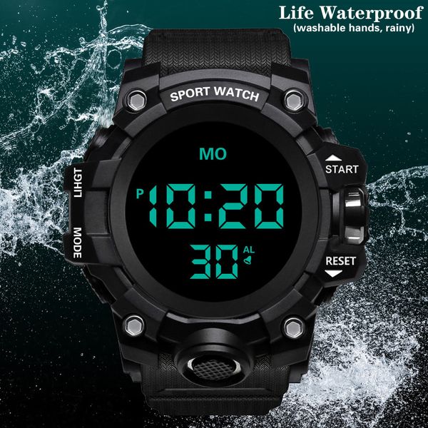 luxury mens digital led watch date sport men outdoor sport watch electronic digital gifts men's wrist luminous for s, Slivery;brown
luxury mens digital led watch date sport men outdoor sport watch electronic digital gifts men's wrist luminous for s, Slivery;brown