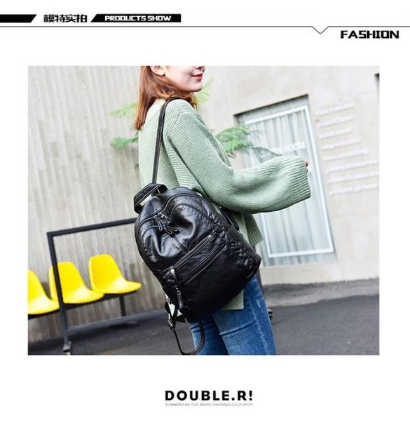 2020 new shoulder bag women's korean version of soft leather leisure travel backpack ladies
2020 new shoulder bag women's korean version of soft leather leisure travel backpack ladies