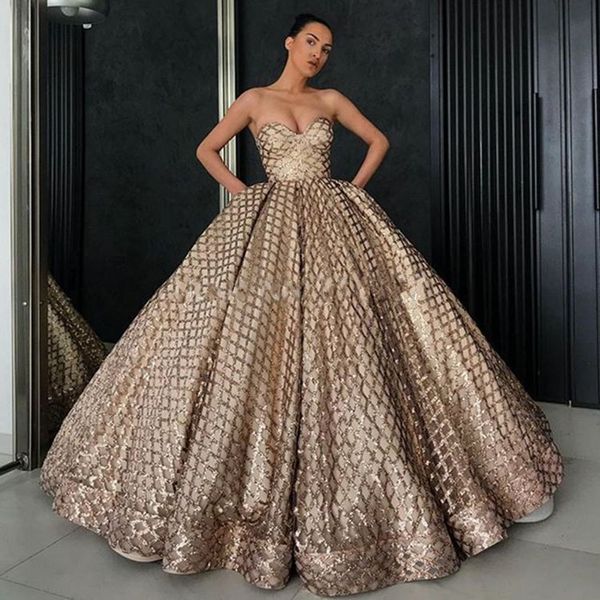 2021 ball gown woman gold ball gown prom dresses plus size long arabic evening gowns formal party dress, Black
2021 ball gown woman gold ball gown prom dresses plus size long arabic evening gowns formal party dress, Black
