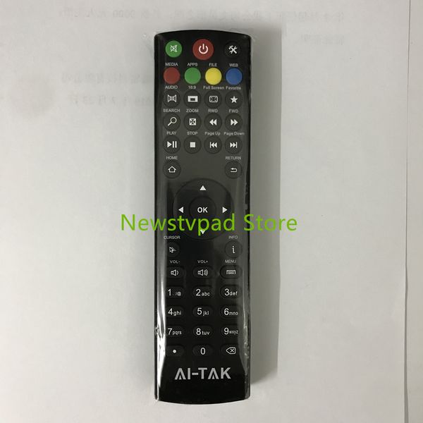 Бесплатная доставка новый AI TAK PRO 1 пульт дистанционного управления для aitak pro тв ко
Бесплатная доставка новый AI TAK PRO 1 пульт дистанционного управления для aitak pro тв ко