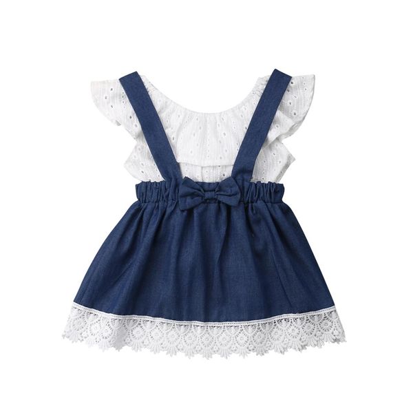 0-3years newborn kids baby girls off shoulder + lace bow skirt outfits clothes summer, White
0-3years newborn kids baby girls off shoulder + lace bow skirt outfits clothes summer, White