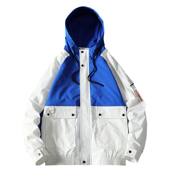 2019 men's jackets patchwork hooded coats men outerwear splice casual chaqueta hombre abz588, Black;brown
2019 men's jackets patchwork hooded coats men outerwear splice casual chaqueta hombre abz588, Black;brown