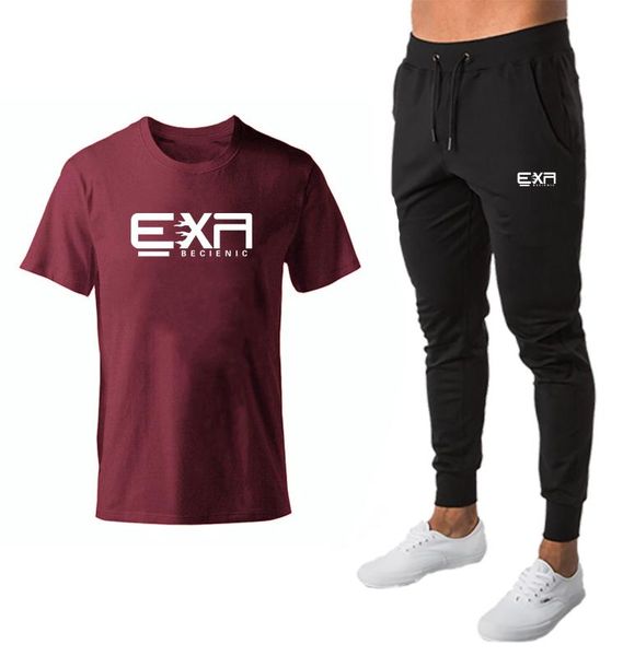 sportswears мужчины моды t рубашки + брюки костюм мужчины лето топы тис моды марка тренажерный зал высокого качества sportswears 2 бюстье, Black;blue
sportswears мужчины моды t рубашки + брюки костюм мужчины лето топы тис моды марка тренажерный зал высокого качества sportswears 2 бюстье, Black;blue