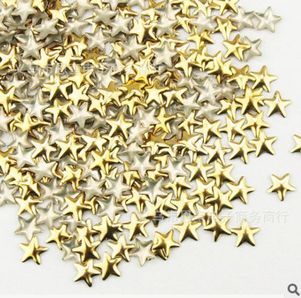 100pc / pack five-pointed star metal liu nail nail jewelry gold / silver two-color optional 5 3mm, Silver;gold
100pc / pack five-pointed star metal liu nail nail jewelry gold / silver two-color optional 5 3mm, Silver;gold