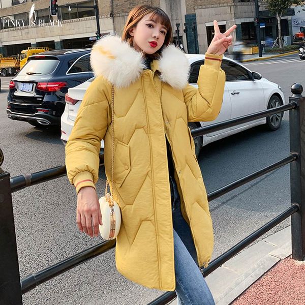 pinkyisblack large fur hooded winter jacket women thick parkas long winter coat women down cotton lady wadded jacket coat female, Black
pinkyisblack large fur hooded winter jacket women thick parkas long winter coat women down cotton lady wadded jacket coat female, Black
