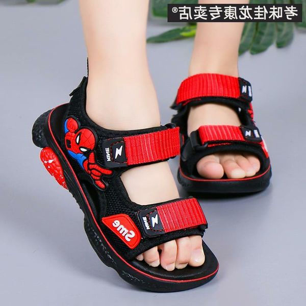 beach shoes, korean version, middle and big children's sandals, boys' trendy boy, 2019 fashionable soft sole, Black;red
beach shoes, korean version, middle and big children's sandals, boys' trendy boy, 2019 fashionable soft sole, Black;red