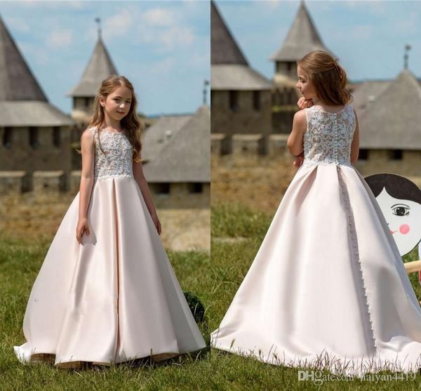 lovely flower girls dresses for weddings sleeveless lace appliques princess satin birthday girl communion pageant gowns, White;blue
lovely flower girls dresses for weddings sleeveless lace appliques princess satin birthday girl communion pageant gowns, White;blue