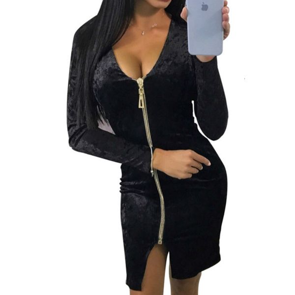 новые женщины сексуальное бархатное платье мода молния с длинным рукавом сексуальное черное платье клубная вечеринка bodycon мини vestidos, Black;gray
новые женщины сексуальное бархатное платье мода молния с длинным рукавом сексуальное черное платье клубная вечеринка bodycon мини vestidos, Black;gray