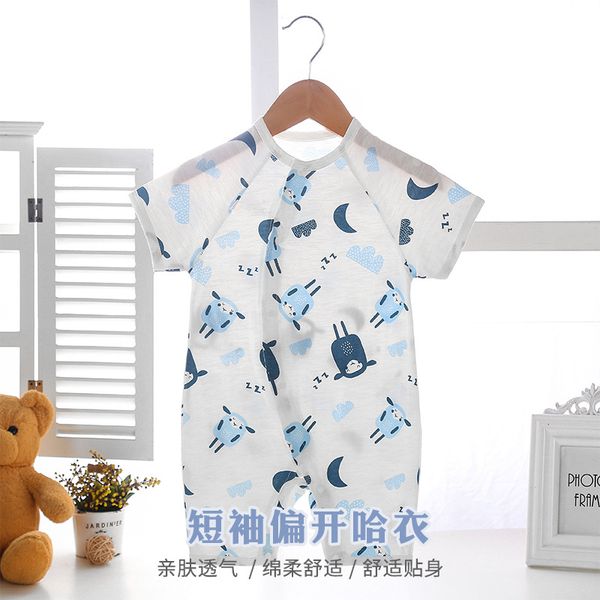 summer baby one-piece suit cotton clothes for babies newborn cotton short sleeved baby rompers summer light weight style, Blue
summer baby one-piece suit cotton clothes for babies newborn cotton short sleeved baby rompers summer light weight style, Blue