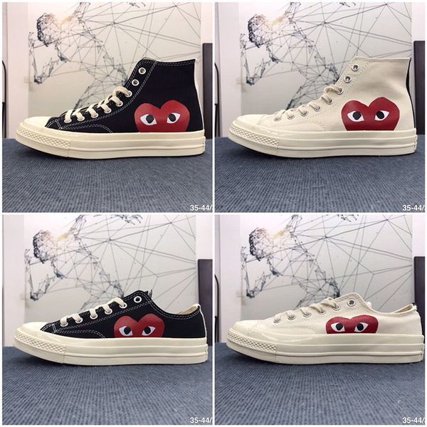 1970s big eyes play chuck 70 heart 70s hi mens womens canvas skate shoes classic 1970 canvas shoes jointly name skateboard casual sneakers, White;red
1970s big eyes play chuck 70 heart 70s hi mens womens canvas skate shoes classic 1970 canvas shoes jointly name skateboard casual sneakers, White;red