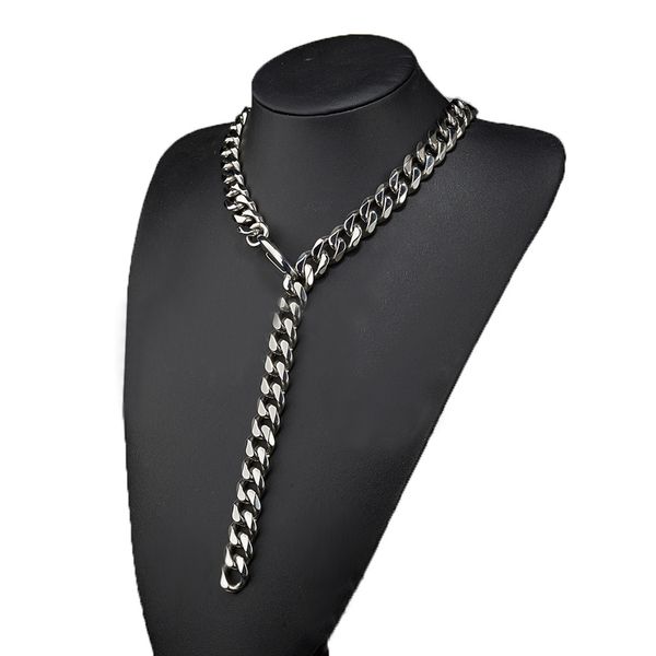 Stainless Steel Jewelry High Polished Bright Cuban Multi-function Chains Punk Two Pattern Hip Hop Rock Rapper Necklace Men Chains 60cm 70cm
Stainless Steel Jewelry High Polished Bright Cuban Multi-function Chains Punk Two Pattern Hip Hop Rock Rapper Necklace Men Chains 60cm 70cm