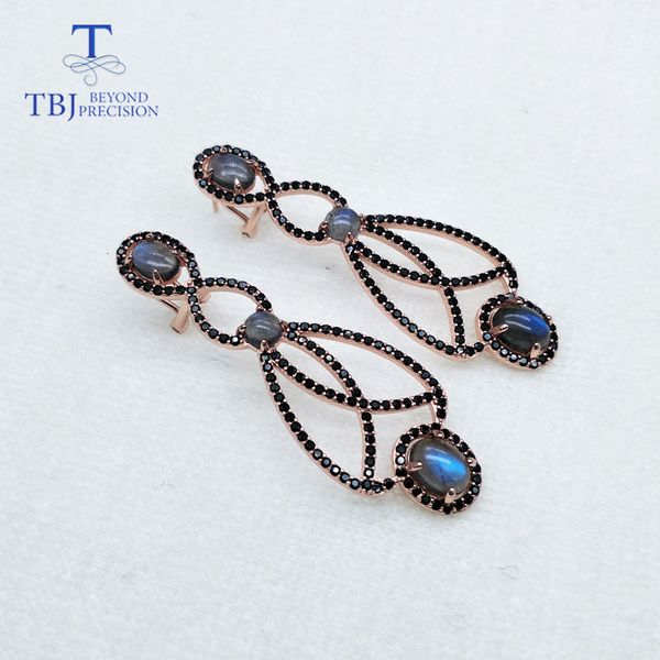 tbj,long earring with natural good color labradorite moonstone 925 sterling silver rose gold fine jewelry for girls gift cj191203, Golden
tbj,long earring with natural good color labradorite moonstone 925 sterling silver rose gold fine jewelry for girls gift cj191203, Golden