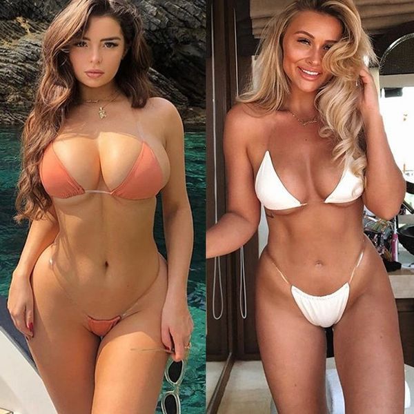 2020 bare-backed split female su1684 2020 bare-backed split swimsuit bikini swimsuit bikini female su1684, White;black