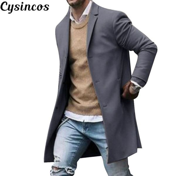 cysincos 2019 new spring autumn trench coat men button long sleeve fitness clothing fashion streetwear male warm long coat, Black
cysincos 2019 new spring autumn trench coat men button long sleeve fitness clothing fashion streetwear male warm long coat, Black