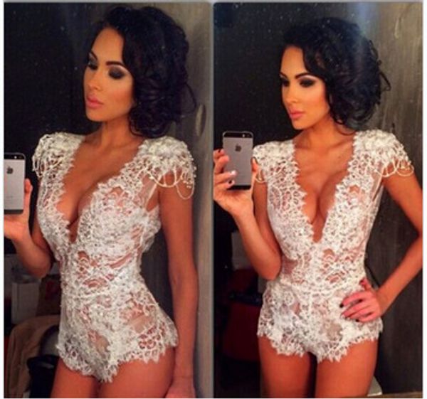 qcqbi lace v neck playsuit female summer hollow out skinny short sleeve jumpsuit shorts empire white see through streetwear, Black;white
qcqbi lace v neck playsuit female summer hollow out skinny short sleeve jumpsuit shorts empire white see through streetwear, Black;white