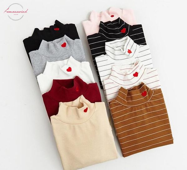 2020 new fashion women t shirts korea wild love heart embroidery high necked long sleeved t shirt drop shipping good quality, White
2020 new fashion women t shirts korea wild love heart embroidery high necked long sleeved t shirt drop shipping good quality, White