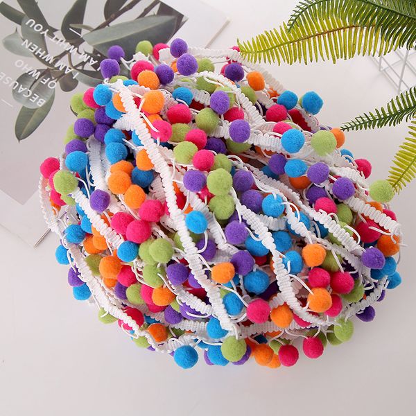 1.5cm colorful stretch wool ball hat lace diy handmade sewing accessories clothing bag pillow lace accessory decoration 30m, Pink;blue
1.5cm colorful stretch wool ball hat lace diy handmade sewing accessories clothing bag pillow lace accessory decoration 30m, Pink;blue