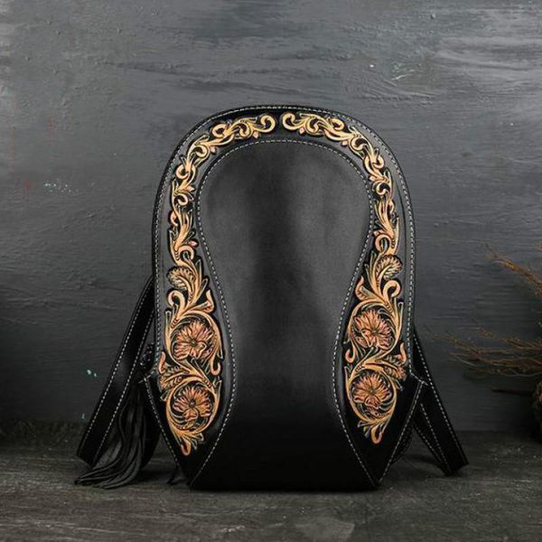 johnature specially backpack retro handmade leather carving women bag first layer cowhide travel bagpack
johnature specially backpack retro handmade leather carving women bag first layer cowhide travel bagpack