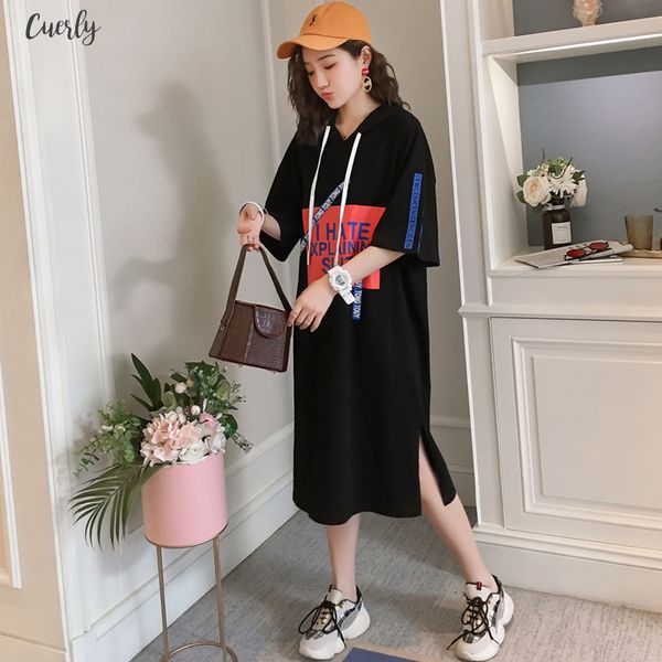 4964 summer 2020 casual long hooded dress plus size cotton loose printed t shirt dress women short sleeves white black red 3xl, Black;gray
4964 summer 2020 casual long hooded dress plus size cotton loose printed t shirt dress women short sleeves white black red 3xl, Black;gray