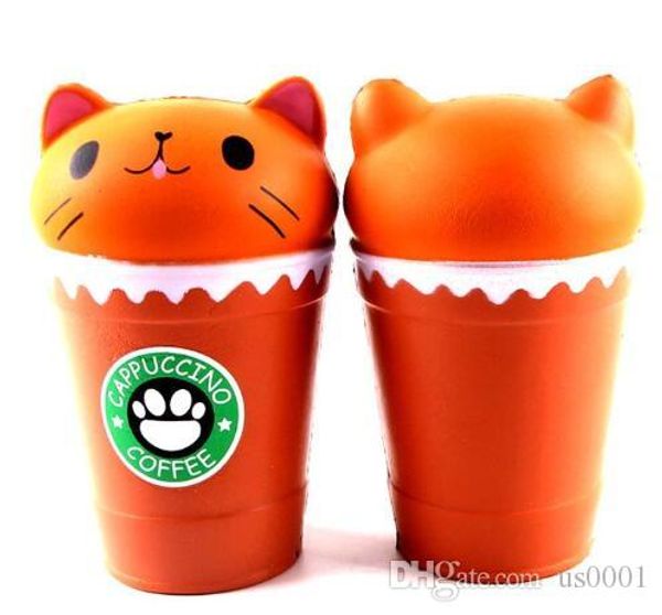 14cm cat squishy cappuccino coffee cup cat scented squishy slow rising squeeze toy cure gift coffee cup squishy 
14cm cat squishy cappuccino coffee cup cat scented squishy slow rising squeeze toy cure gift coffee cup squishy