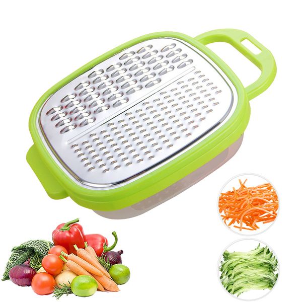 Image of Fruit Vegetable Tools Kitchen Accessories Fast Vegetable Slicers 2 in 1 Grater Vegetable Cutters Kitchen Gadget