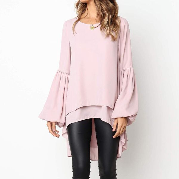 lantern sleeve layered shirts women asymmetrical blouse 2019 fashion female casual blusas femininas plus size shirts, White
lantern sleeve layered shirts women asymmetrical blouse 2019 fashion female casual blusas femininas plus size shirts, White