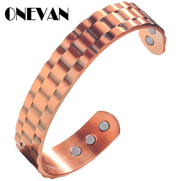 fashion magnetic therapy bracelet with high powered magnet for arthritis pain relief vintage men open cuff antique copper jewely, Black
fashion magnetic therapy bracelet with high powered magnet for arthritis pain relief vintage men open cuff antique copper jewely, Black