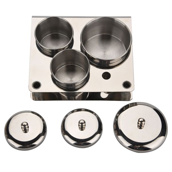 3pcs stainless steel nail art mini powder & liquid set cans storage box compact manicure tools disinfection sterilizer box
3pcs stainless steel nail art mini powder & liquid set cans storage box compact manicure tools disinfection sterilizer box