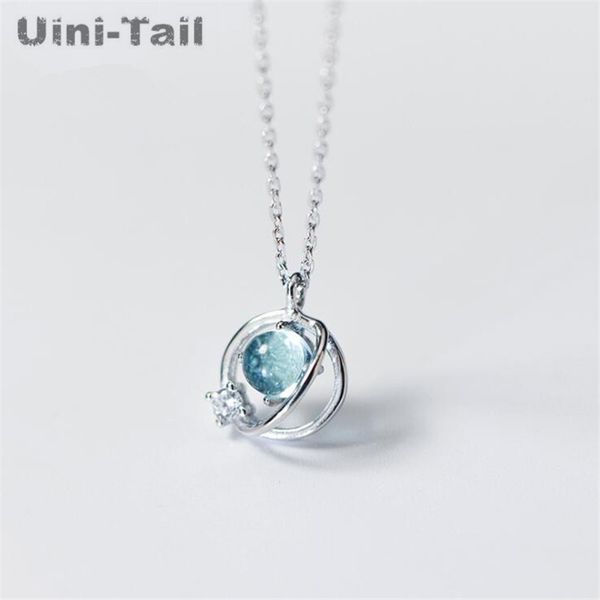 uini-tail new 925 sterling silver blue aurora planet necklace temperament fashion sweet simple blue planet jewelry ed192
uini-tail new 925 sterling silver blue aurora planet necklace temperament fashion sweet simple blue planet jewelry ed192