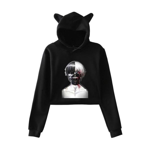 japanese anime tokyo ghoul crop hoodie kaneki ken printed cropped sweatshirt cat ear hooded pullover hoodies xxs-xxl, Black
japanese anime tokyo ghoul crop hoodie kaneki ken printed cropped sweatshirt cat ear hooded pullover hoodies xxs-xxl, Black