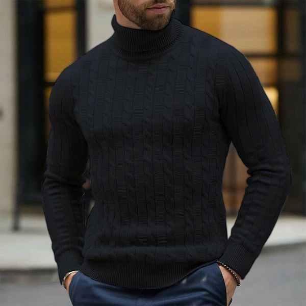 autumn winter turtleneck sweater men fashion solid knitted sweaters mens casual double collar slim pullover knitted coat male, White;black
autumn winter turtleneck sweater men fashion solid knitted sweaters mens casual double collar slim pullover knitted coat male, White;black
