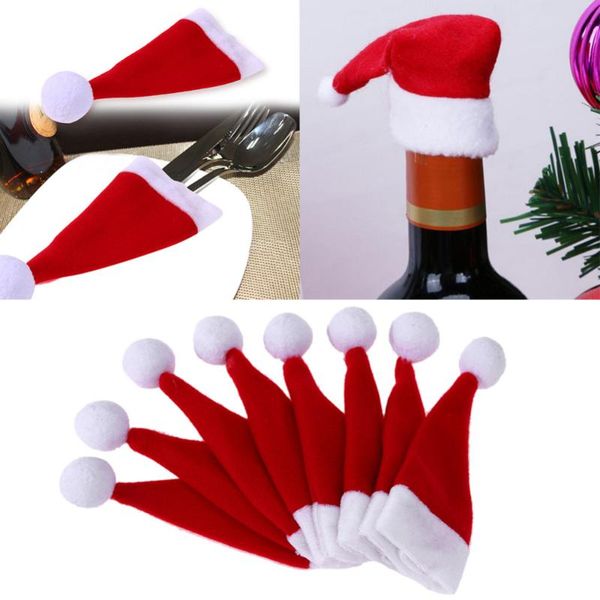 8pcs/lot mini christmas caps cutlery holder pockets christmas table decoration fork knife cover set supplies santa hat
8pcs/lot mini christmas caps cutlery holder pockets christmas table decoration fork knife cover set supplies santa hat