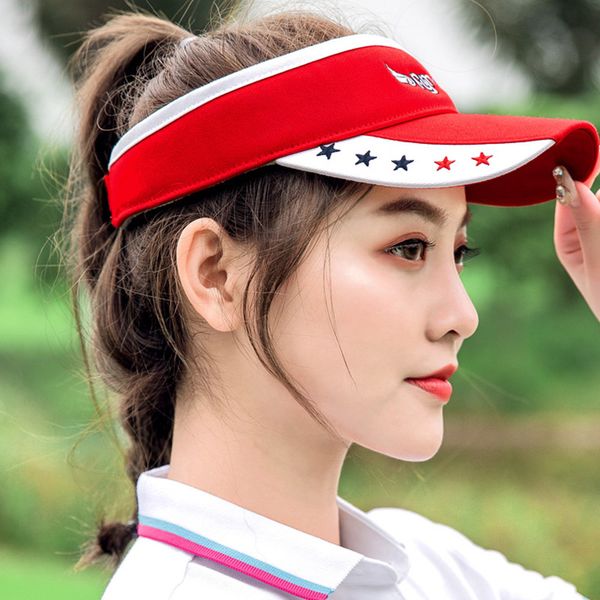 wholesale summer women cotton adjustable anti-uv golf hat caps with sunscreen visor cycling traveling hiking head protect, Black;white 
wholesale summer women cotton adjustable anti-uv golf hat caps with sunscreen visor cycling traveling hiking head protect, Black;white