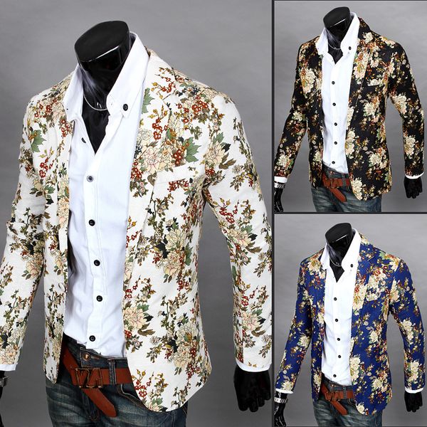 2019 new style korean-style 3d cutting slim fit versatile small suit floral-print no ironing selling 6637, White;black
2019 new style korean-style 3d cutting slim fit versatile small suit floral-print no ironing selling 6637, White;black