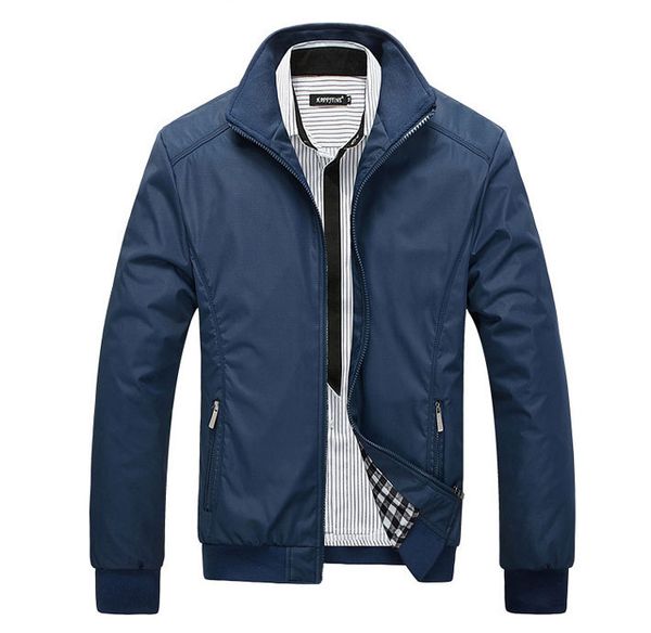 men's jacket spring autumn jacket solid color slim plus size casual coat windbreak outwear y00120, Black;brown
men's jacket spring autumn jacket solid color slim plus size casual coat windbreak outwear y00120, Black;brown