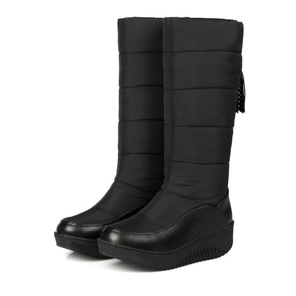 ltarta 2019 winter waterproof down cotton snowshoe women's boot thickened student cotton shoes heel thick bottom hx-39b, Black
ltarta 2019 winter waterproof down cotton snowshoe women's boot thickened student cotton shoes heel thick bottom hx-39b, Black