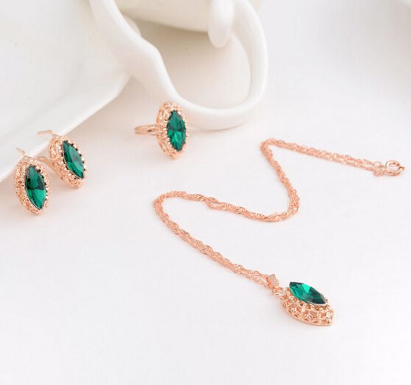 Green Austria Crystals Drop Earrings and Pendant Necklace and Ring Jewelry Sets For Women Wedding Bridal
Green Austria Crystals Drop Earrings and Pendant Necklace and Ring Jewelry Sets For Women Wedding Bridal