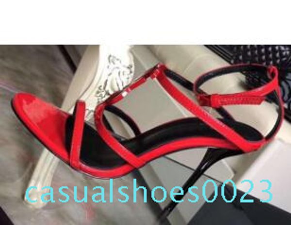 2019 luxury designer style patent leather thrill heels women unique letters sandals dress wedding shoes shoes 35-41 c23, Black
2019 luxury designer style patent leather thrill heels women unique letters sandals dress wedding shoes shoes 35-41 c23, Black
