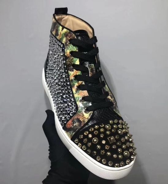 luxurys designer sneakers red wedding bottoms studded party flats shoes new shoes women c167 men crystal leather casual shoes 35-47 spi iete, Brown;gray
luxurys designer sneakers red wedding bottoms studded party flats shoes new shoes women c167 men crystal leather casual shoes 35-47 spi iete, Brown;gray