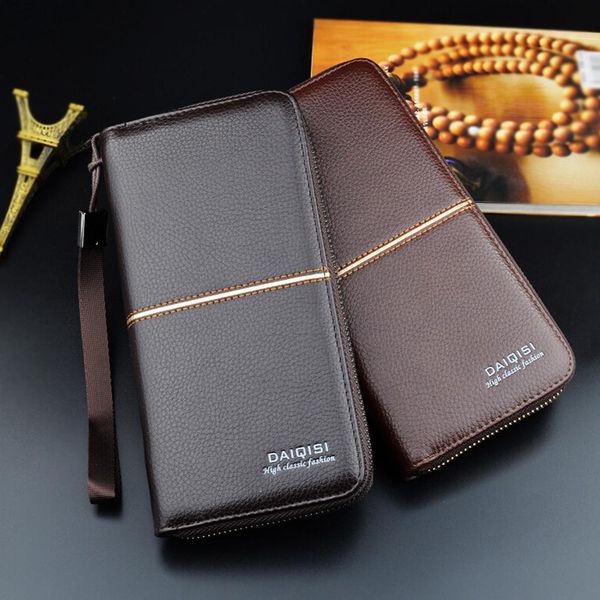 retro men leather long purse zipper clutch wallet cell phone pocket card holder coin money bag, Red;black
retro men leather long purse zipper clutch wallet cell phone pocket card holder coin money bag, Red;black