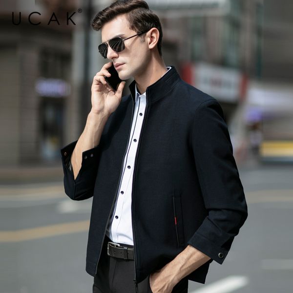 men's jackets ucak brand fashion men plaid casual chaquetas hombre spring coat streetwear jacket u8052, Black;brown
men's jackets ucak brand fashion men plaid casual chaquetas hombre spring coat streetwear jacket u8052, Black;brown