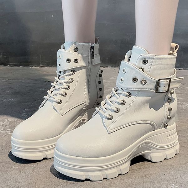 buckle strap boots women casual side zip square heel ankle bare boots casual solid color platform short tube bottes femme, Black
buckle strap boots women casual side zip square heel ankle bare boots casual solid color platform short tube bottes femme, Black
