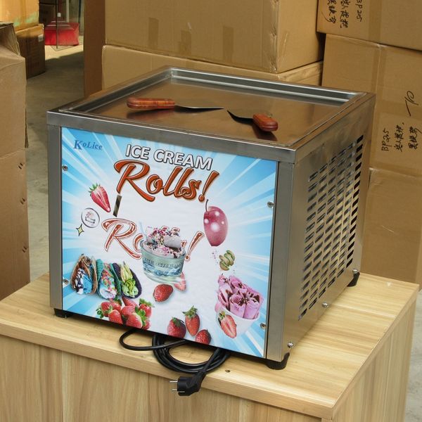 kolice 45x45cm (18x18") ice pan fry ice cream roll machine fried ice cream machine w auto defrost, samrt ai temp.controller
kolice 45x45cm (18x18") ice pan fry ice cream roll machine fried ice cream machine w auto defrost, samrt ai temp.controller