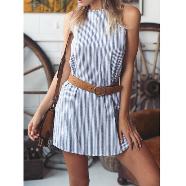 dress women's summer backless bandage striped nightclub style holiday dress spaghetti strap striped party robe femme, Black;gray
dress women's summer backless bandage striped nightclub style holiday dress spaghetti strap striped party robe femme, Black;gray