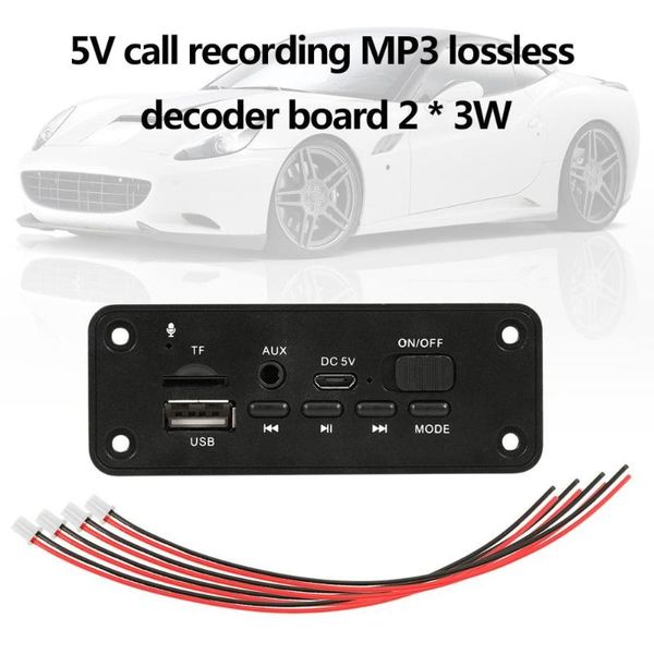 5v mp3 player decoder board 2*3w speaker car fm radio module support fm tf usb aux recorders
5v mp3 player decoder board 2*3w speaker car fm radio module support fm tf usb aux recorders